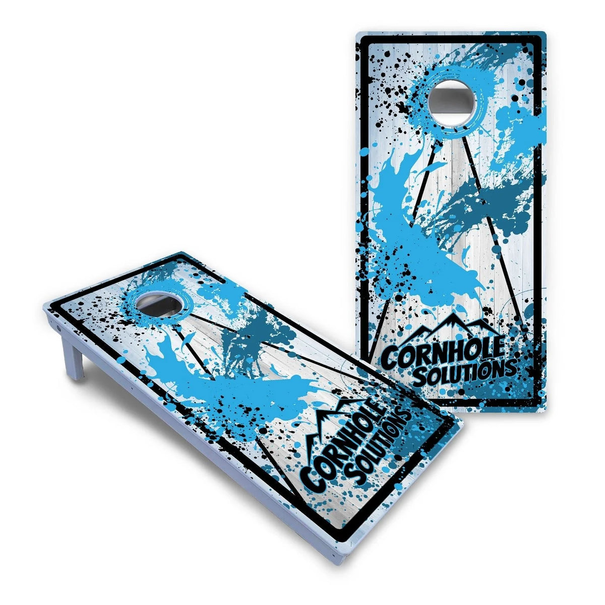 Paint Splatter Cornhole Boards - All Weather Series