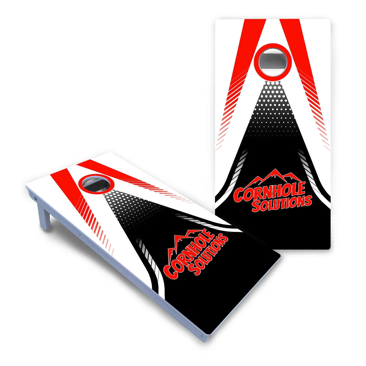 White Jersey Cornhole Boards - All Weather Series