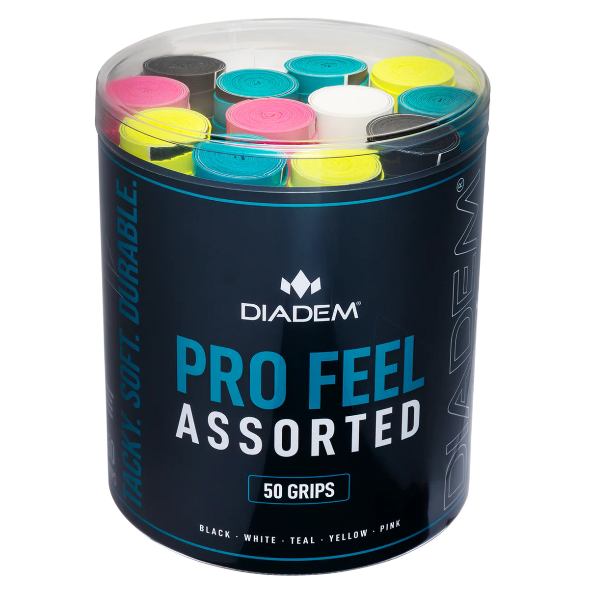 Diadem Pickleball Pro Feel 50-Pack Assorted Bucket