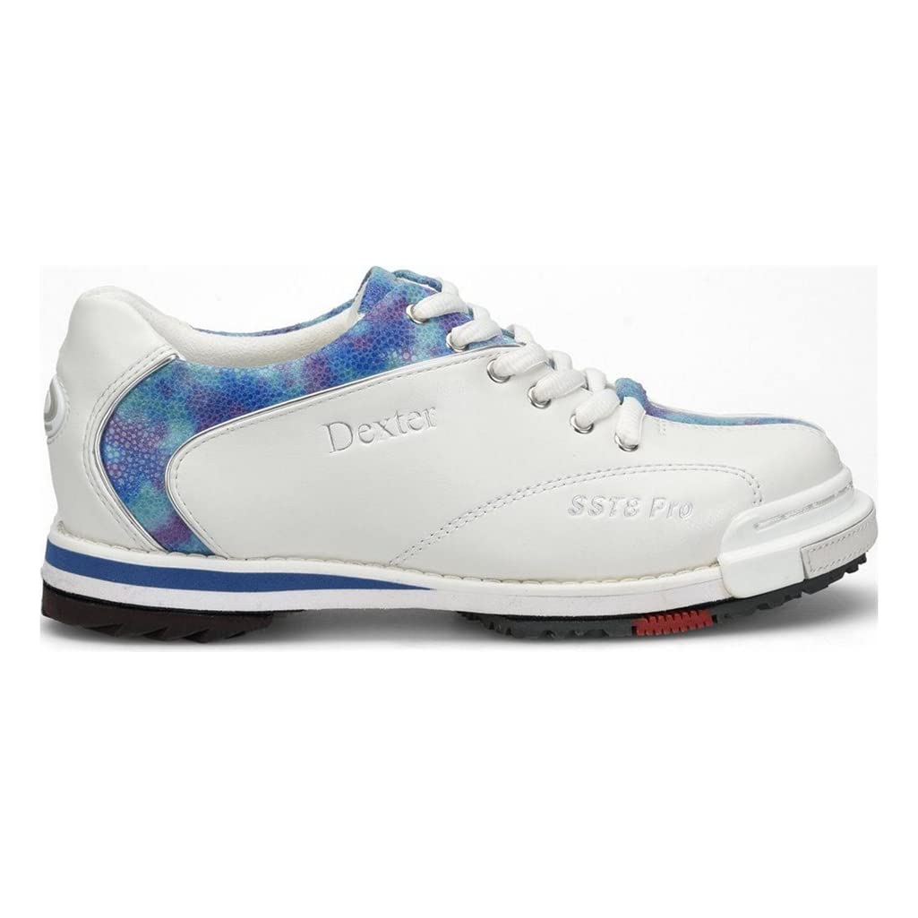 Dexter Women's SST 8 Pro White/Blue Tie Dye Wide Width Bowling Shoes - view 1