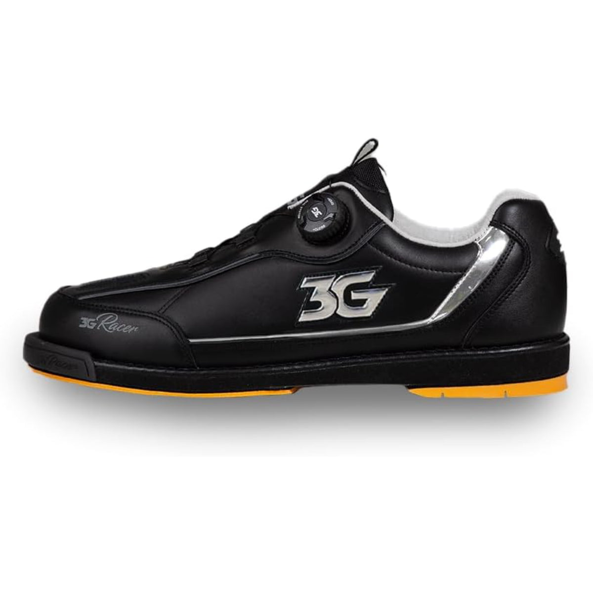 3G Dial Racer Black Chrome Left Hand Mens Bowling Shoes
