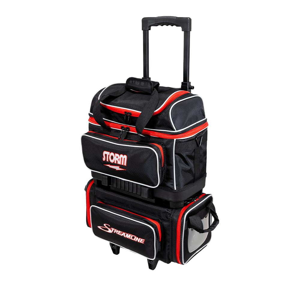 Storm 4-Ball Streamline Bowling Bag Black/Red - view 1
