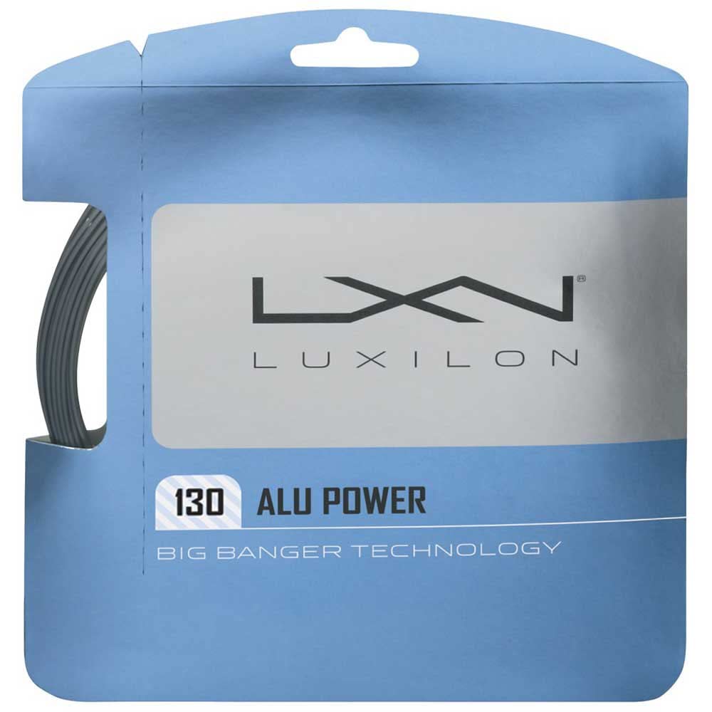 Luxilon ALU Power 130 Tennis String Set, 16 Gauge, Silver - view 1