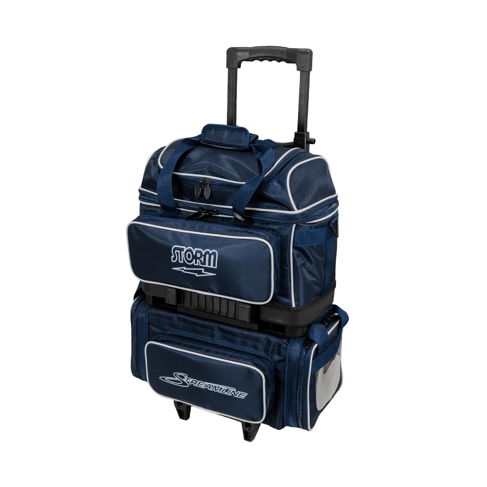 Storm 4-Ball Streamline Bowling Bag Navy/Gray - view 1