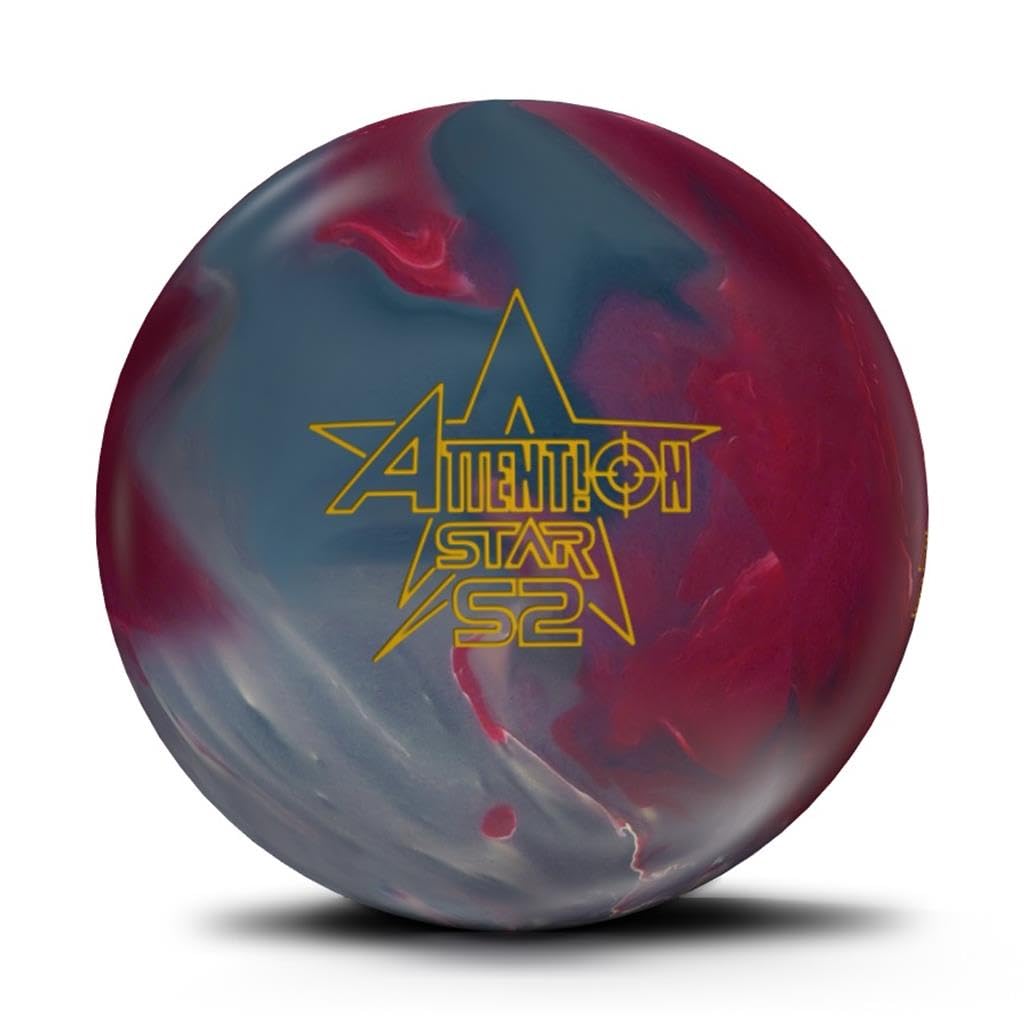 Roto Grip Attention Star S2 Bowling Ball - Berry/Silver/Black Aqua - view 1