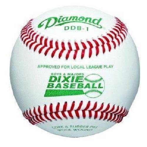 Diamond Dixie Boys & Majors Competition Grade Baseball, Dozen - front