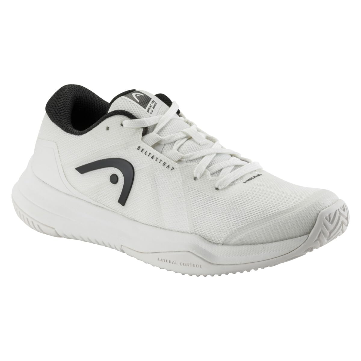 Head Sprint Pro 4.0 White Black Junior Tennis Shoes - product view