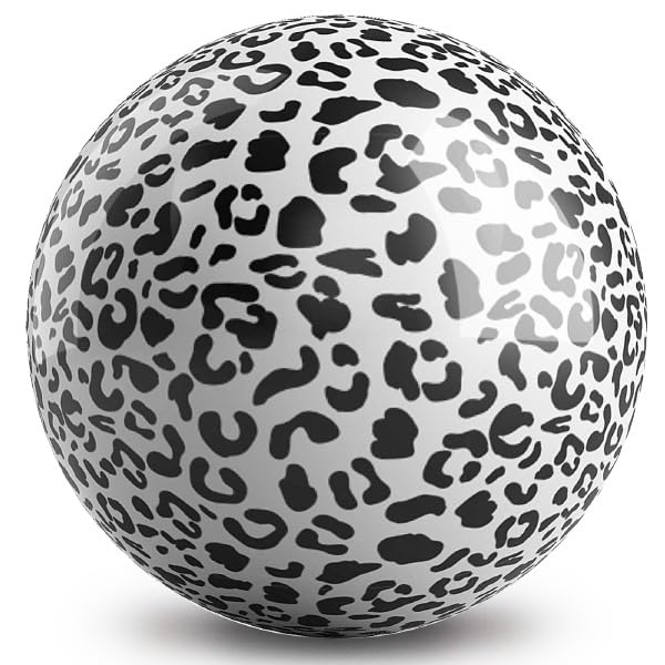 On The Ball Bowling Modern White Leopard UNDRILLED Bowling Ball (14, Pounds) - view 1