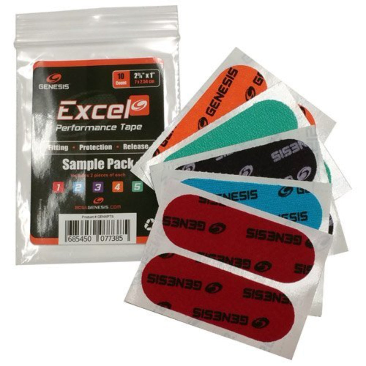 Genesis Excel Performance Tape- Sample Pack - multi-color - Genesis