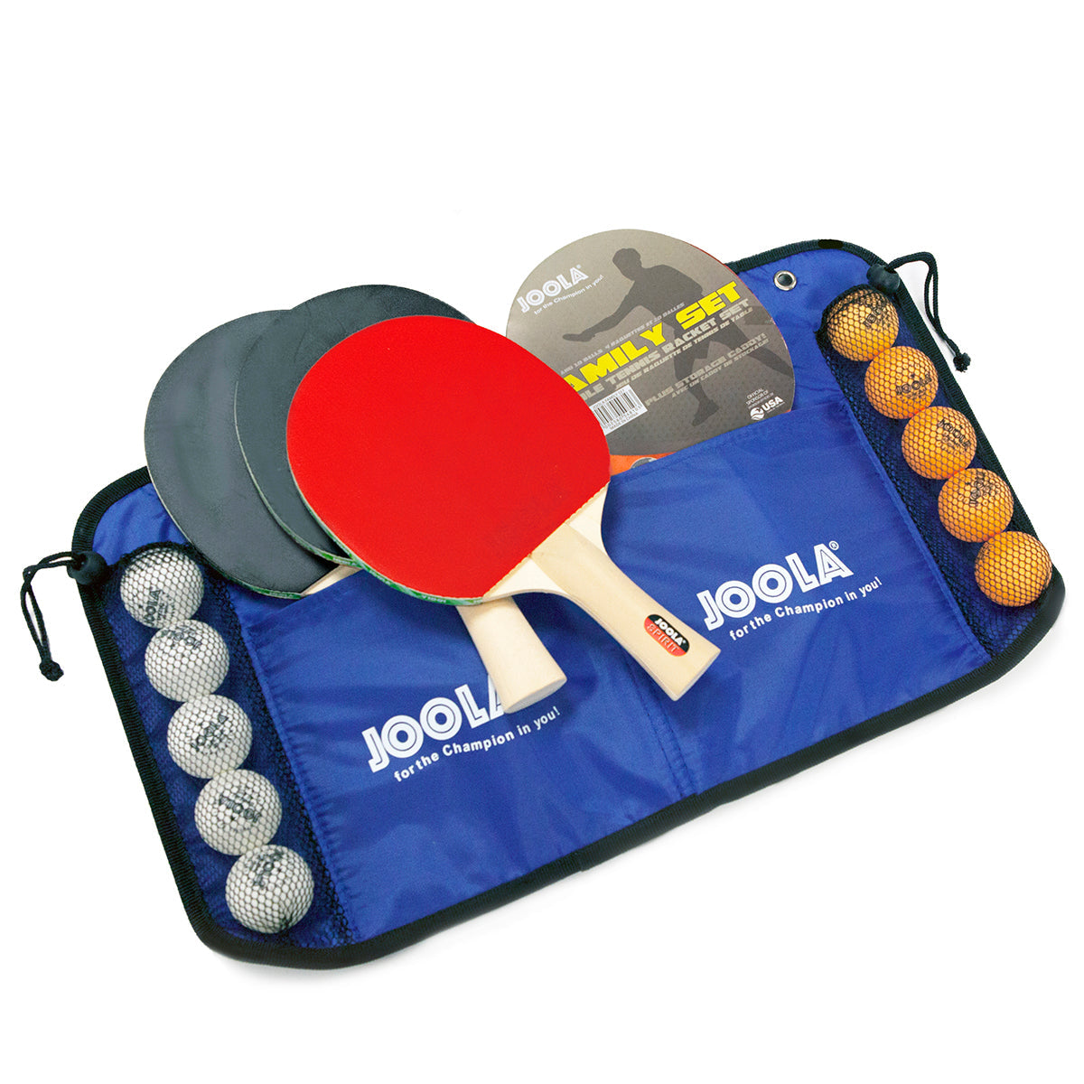 JOOLA Family Table Tennis Rackets & Balls Set product image