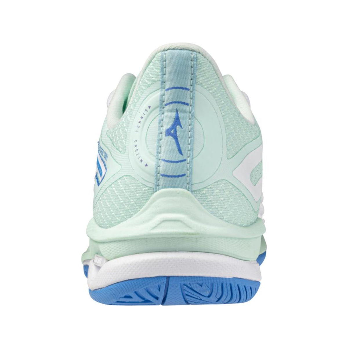 Mizuno Wave Exceed Tour 6 AC Women's White-Frontier Blue Tennis Shoe