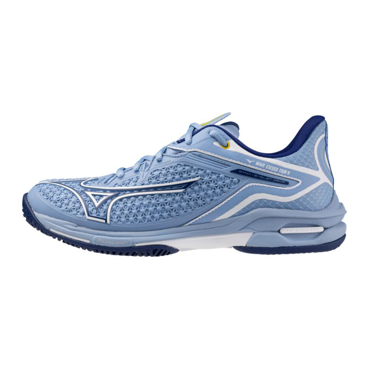 Mizuno Wave Exceed Tour 6 AC Women's Air Blue Tennis Shoe