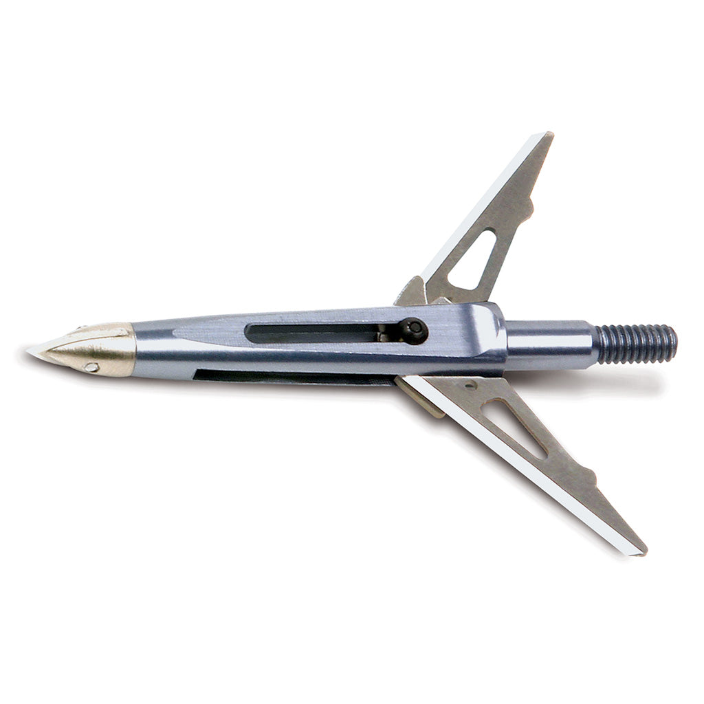 New Archery Products NAP Killzone C.O.C. Broadheads in Black/Silver - Front View