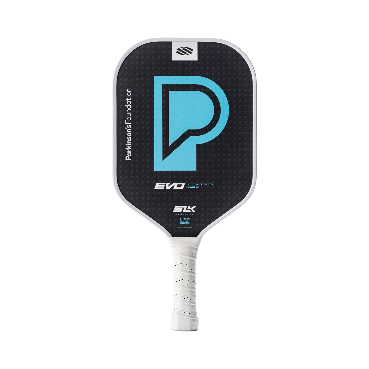 SLK x Parkinson's Foundation EVO Control - Max - Pickleball Paddle Parkinson's Foundation Blue
