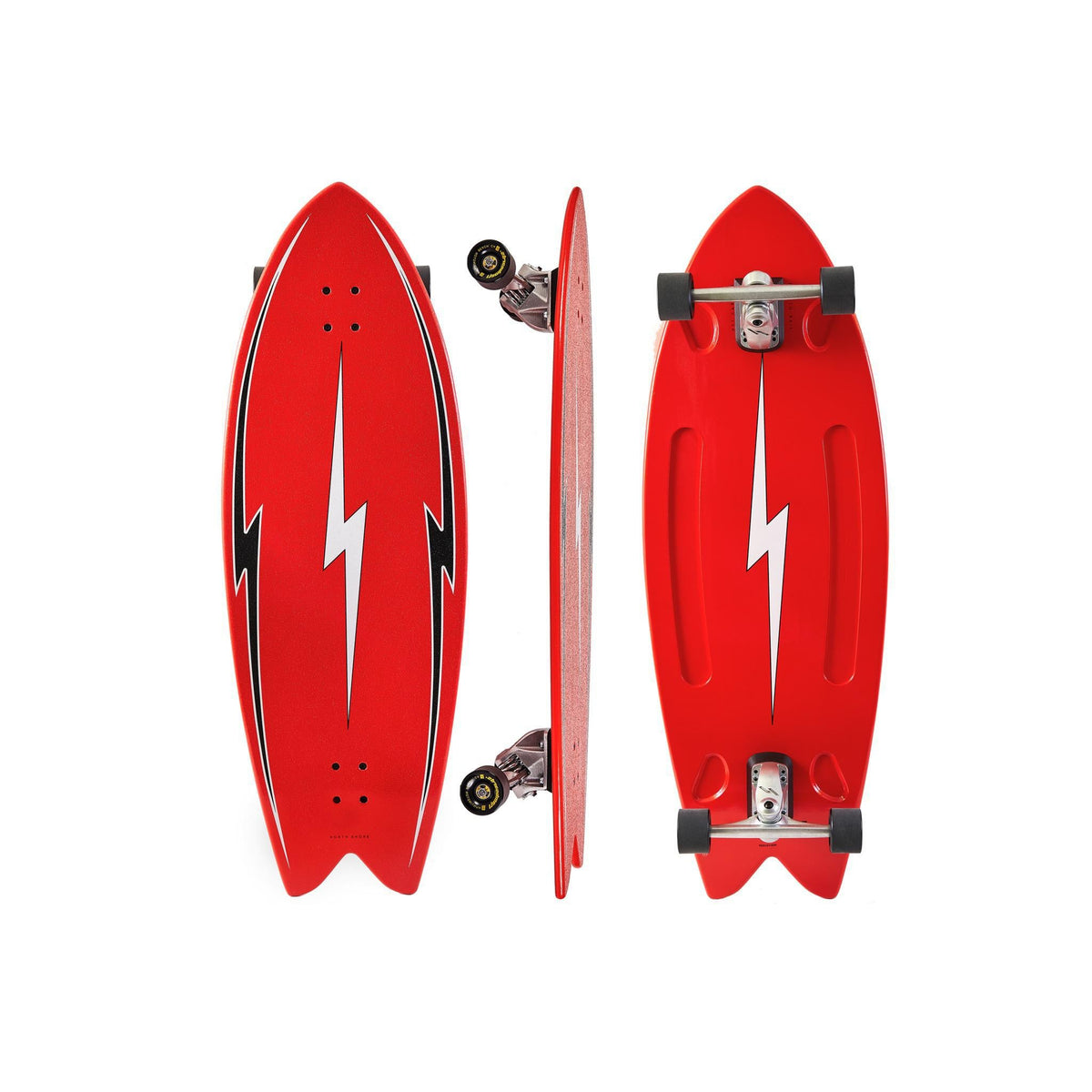 Hamboards Pescadito 43 Birch — Swallow Tail Surfskate Longboard