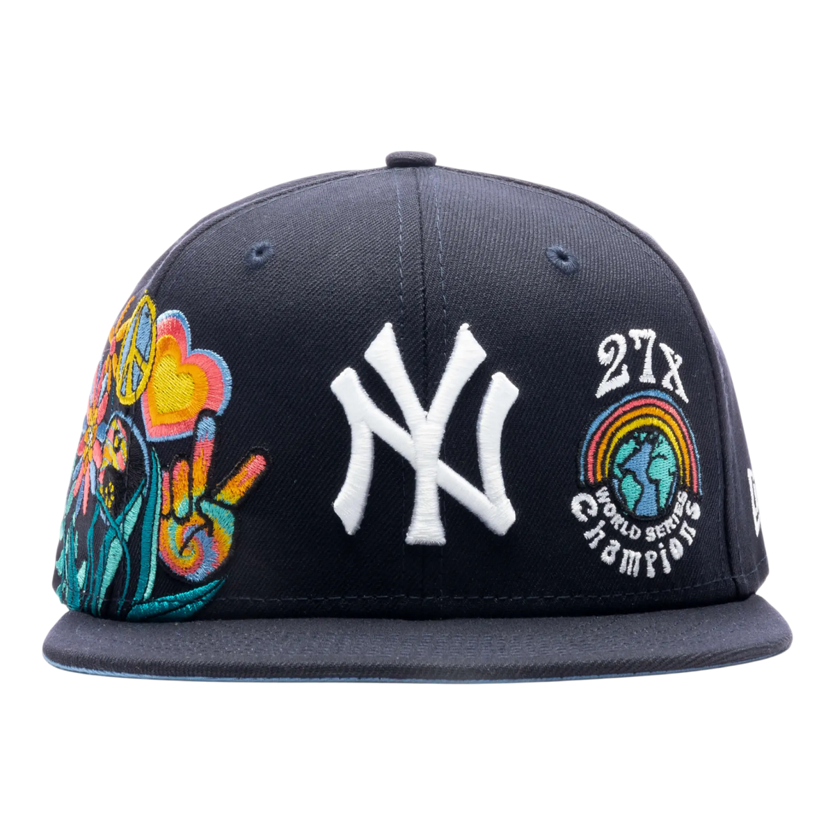 New Era 59FIFTY MLB New York Yankees Groovy Men's Fitted Hat — Navy