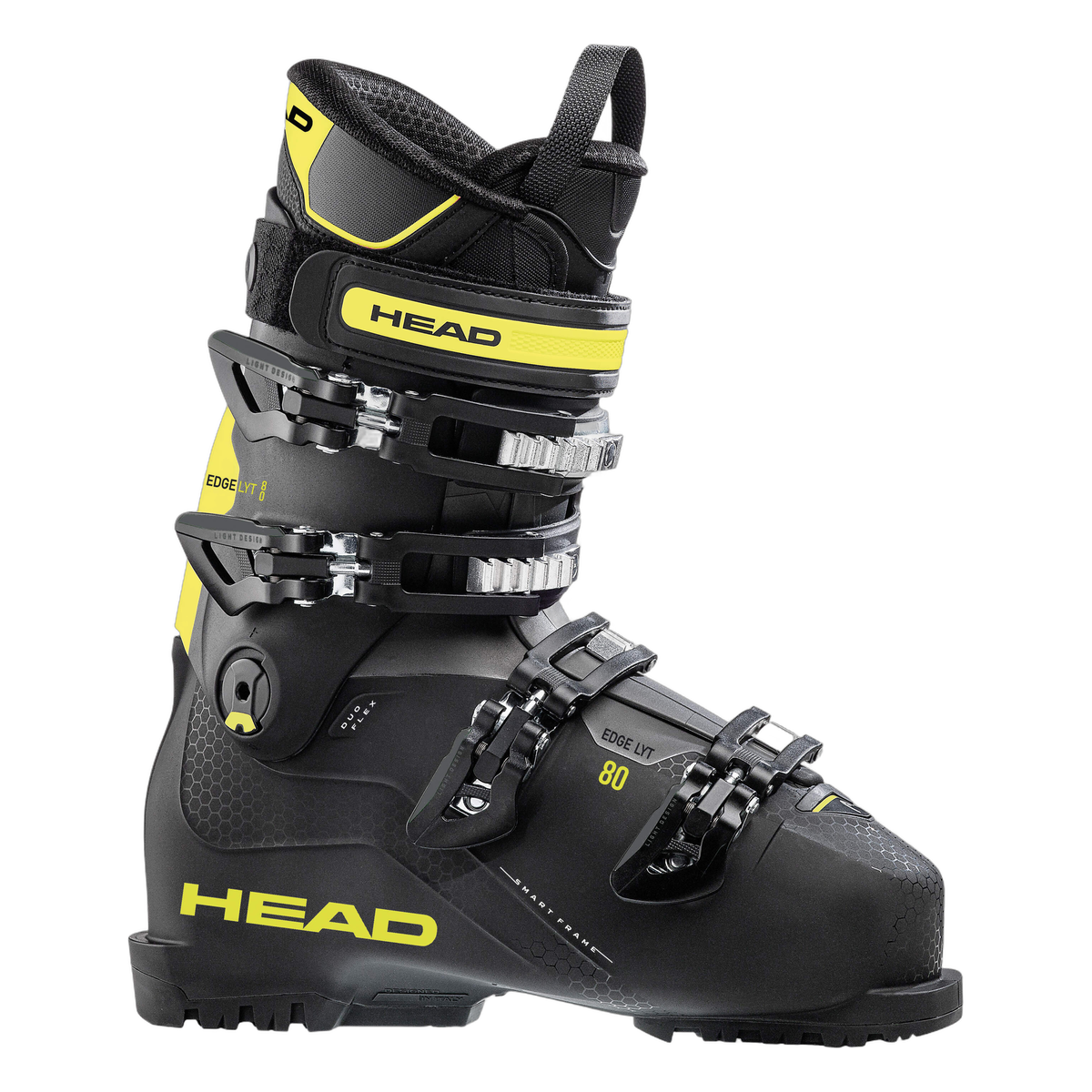 Head Edge LYT 80 HV Black/Yellow Ski Boots - official product view