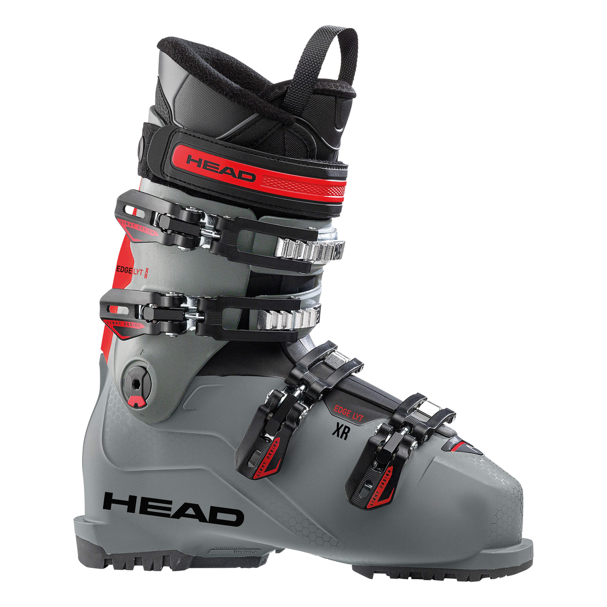 Head Edge LYT Xr R HV Gray / Red Ski Boots - official product view