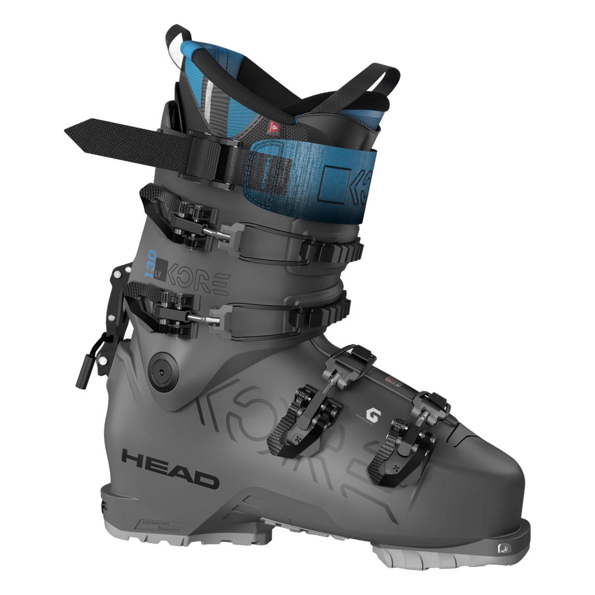 Head Kore 130 LV GW Anthracite-Blue Ski Boots - official product view
