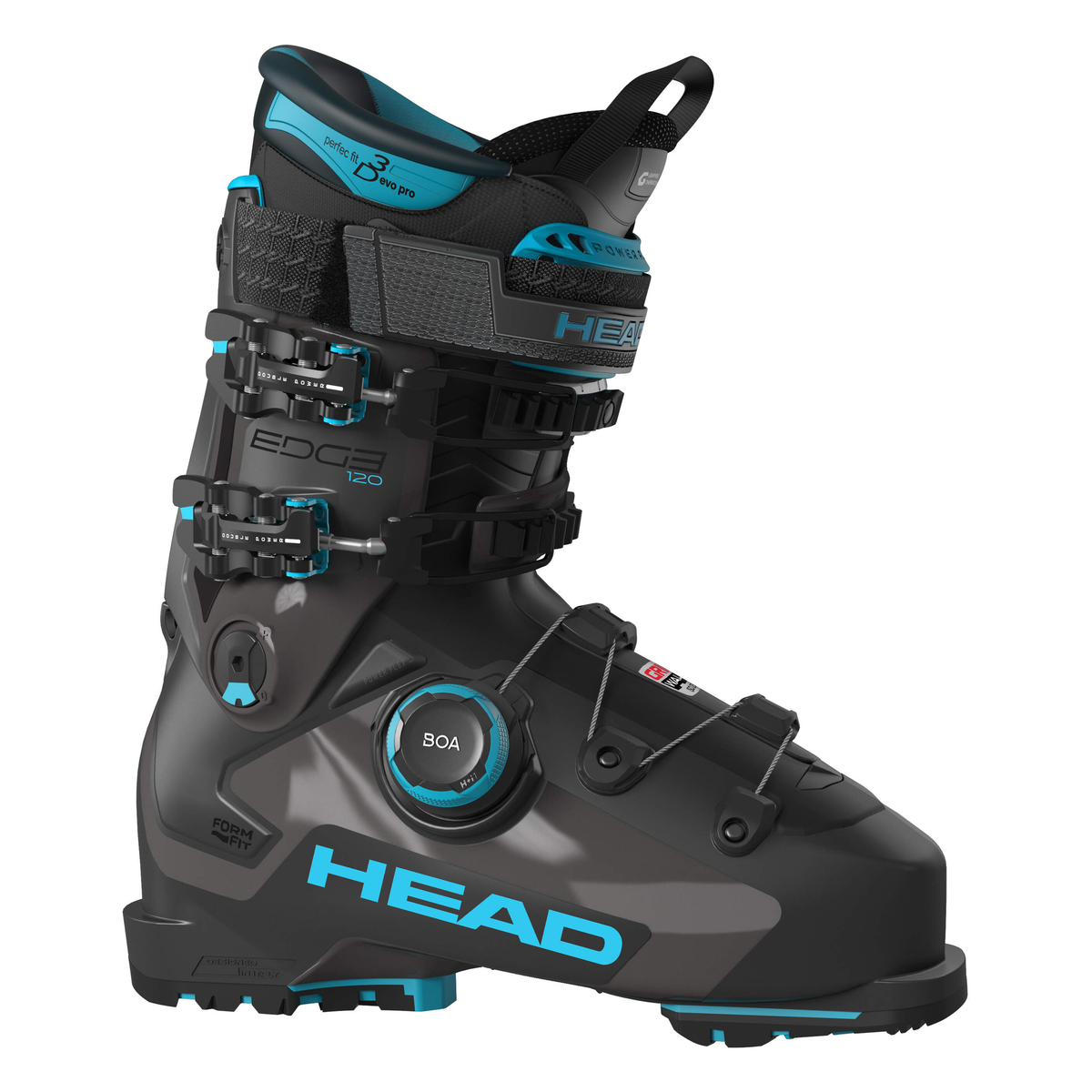 Head Edge 120 HV GW BOA Anthracite-Speedblue Ski Boots - official product view