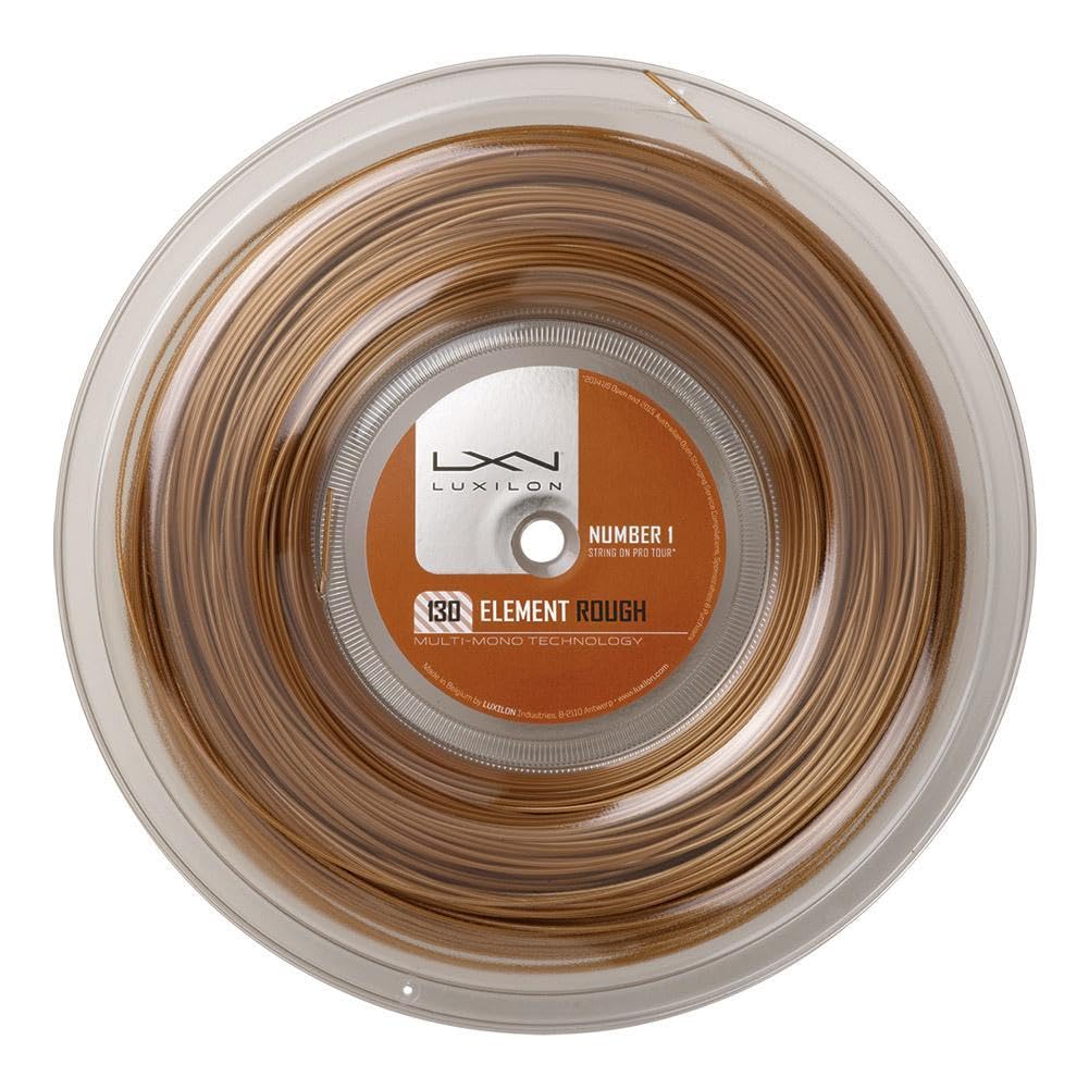 Luxilon Element Rough 130 16 Gauge Tennis String Reel, 200m, Bronze - main view