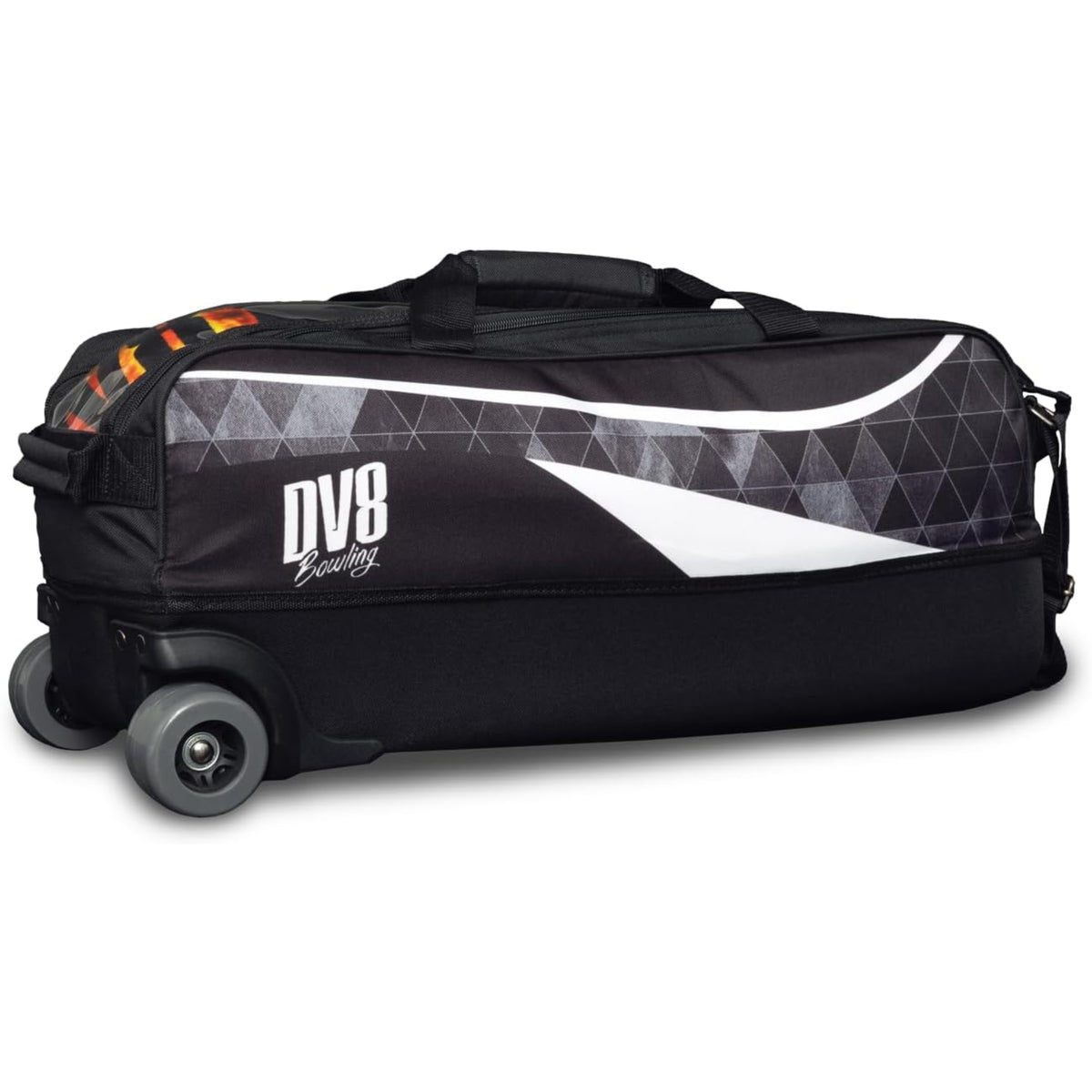 DV8 Dye Sub 3 Ball Triple Tote Black Bowling Bag