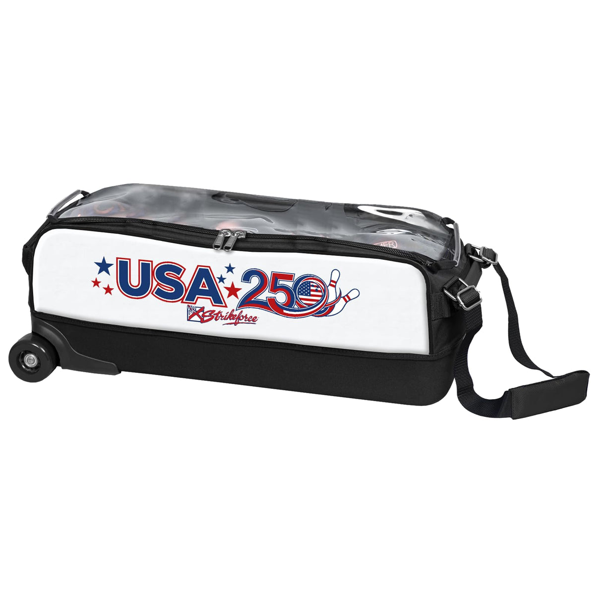 KR Strikeforce USA 250-Years Slim Triple Bowling Ball Tote Bag Great for Airline Travels - view 1