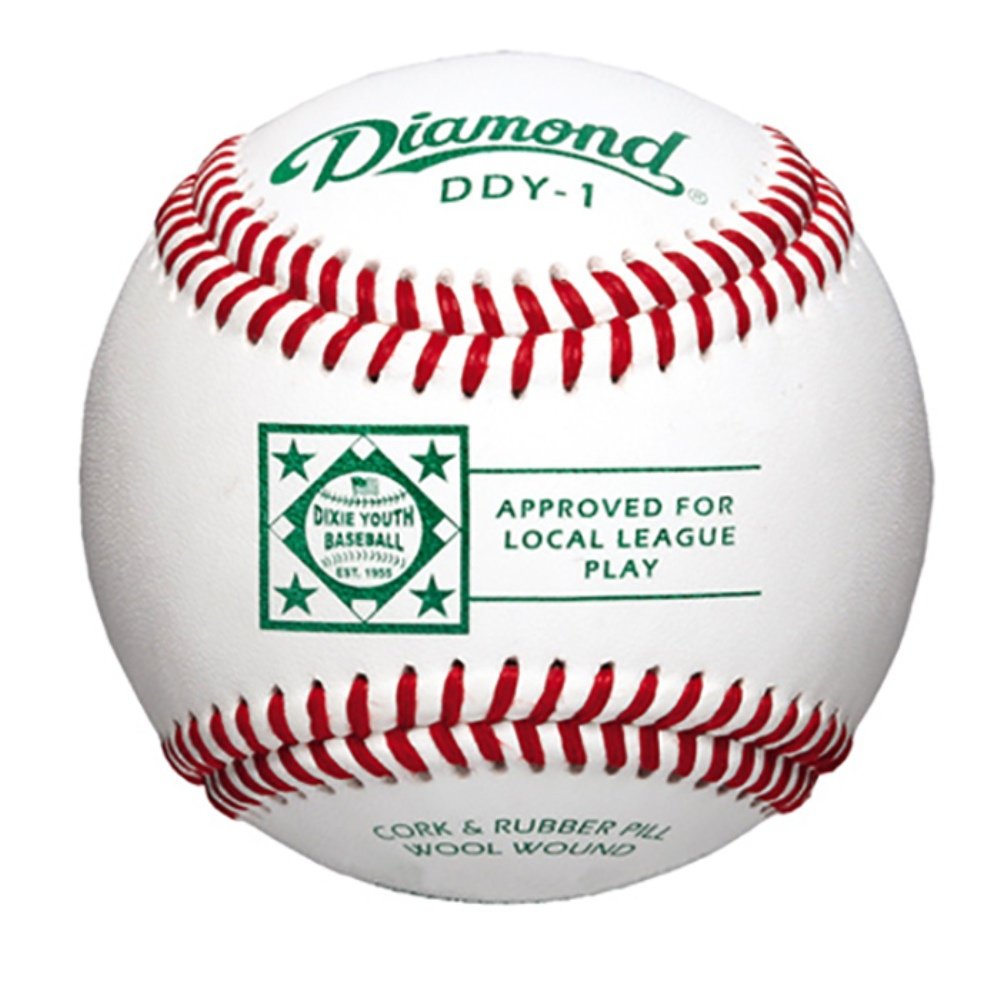 Diamond Dixie Youth Competition Grade Select Wool Blend Winding Baseball, Dozen - front view