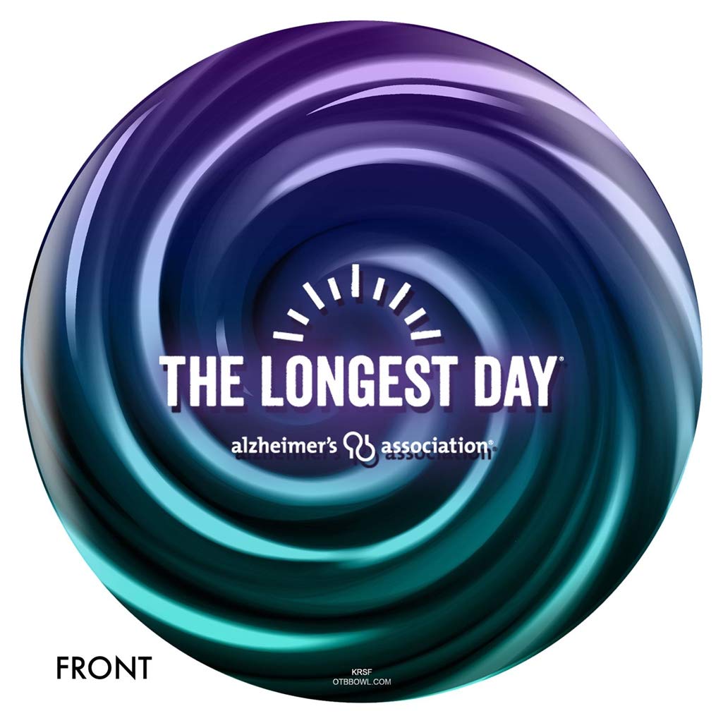 Bowlerstore Products Alzheimer's Association The Longest Day Bowling Ball ) - view 1