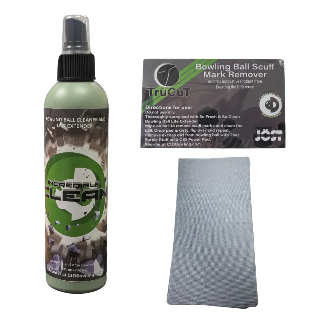 Creating the Difference Incredible Clean Strongest Formula Bowling Ball Cleaner Life Extender Kit - view 1
