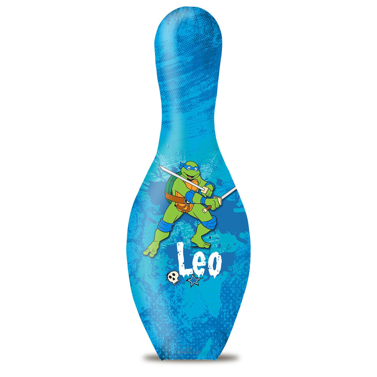 On The Ball Bowling Teenage Mutant Ninja Turtles Official Size & Weight Bowling Pins (Leonardo) - view 1