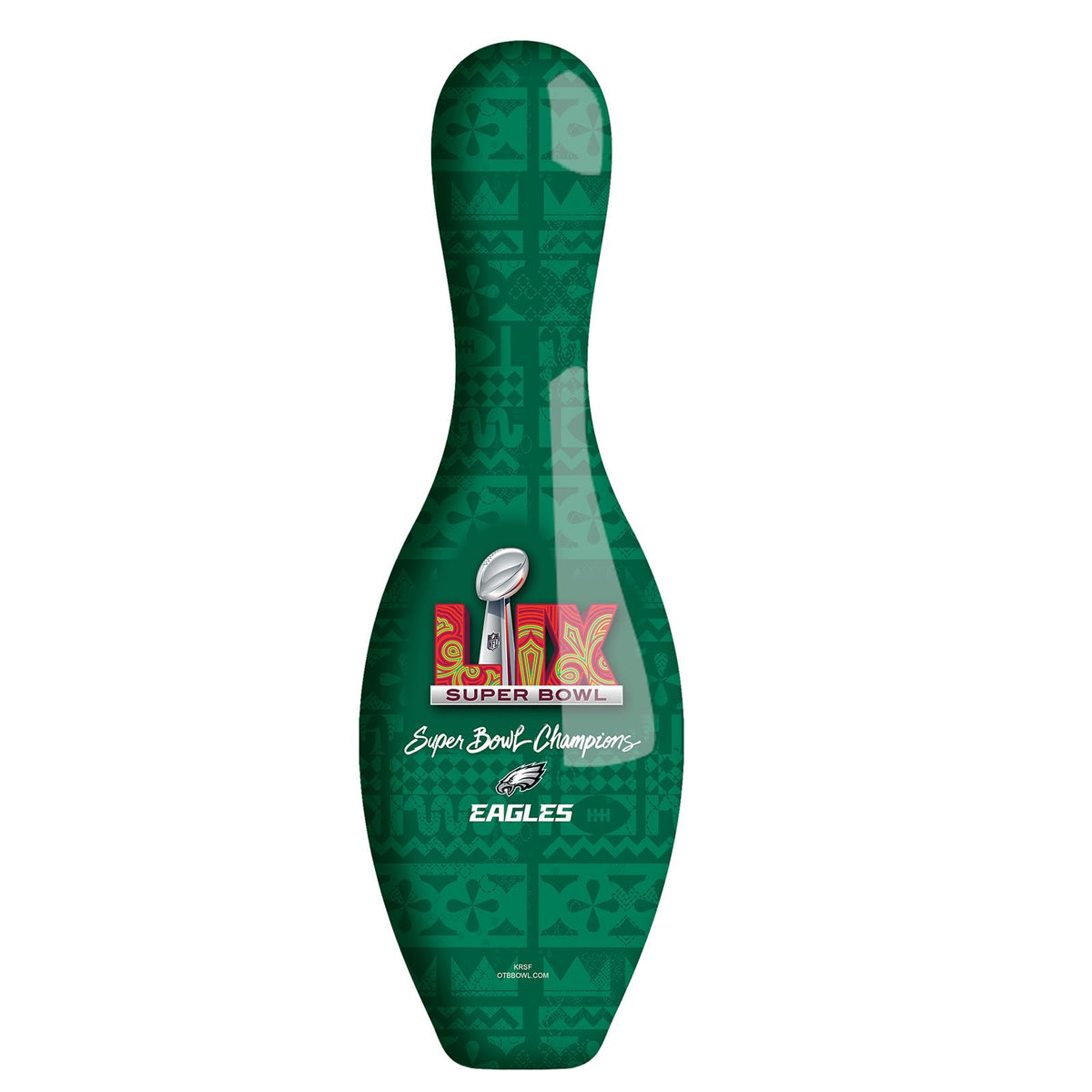 KR Strikeforce NFL Super Bowl LIX Champs Philadelphia Eagles Bowling Pin - view 1