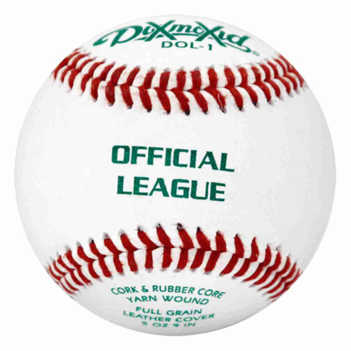 Diamond DOL-1 Blem Leather Practice Baseballs, 3 Dozen Case - front