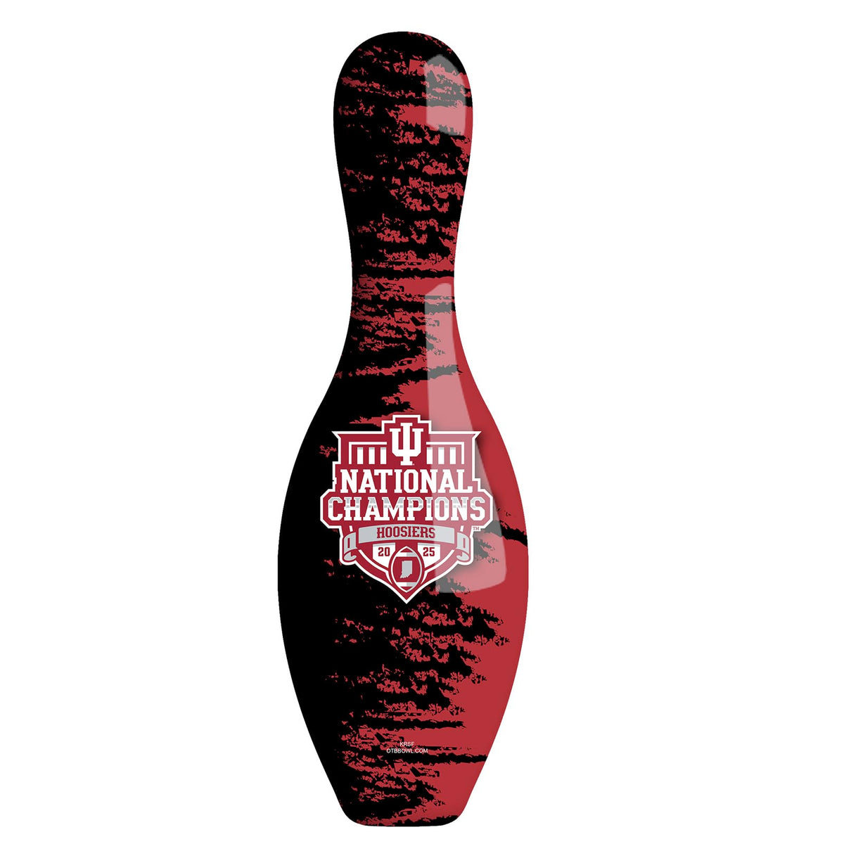 KR Strikeforce NCAA 2026 Football Champions IU Bowling Pin - view 1