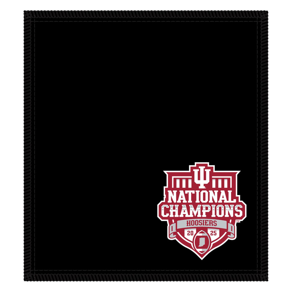 KR Strikeforce NCAA Bowling Ball Shammy 2026 IU Football Champions - view 1