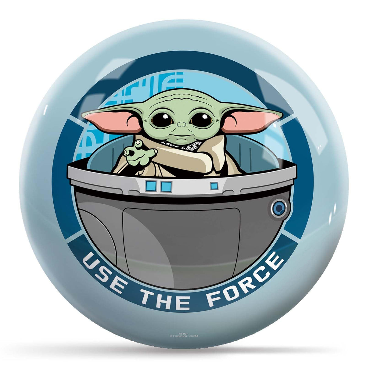 KR Strikeforce Star Wars Grogu Undrilled Bowling Ball (6, Pounds) - view 1