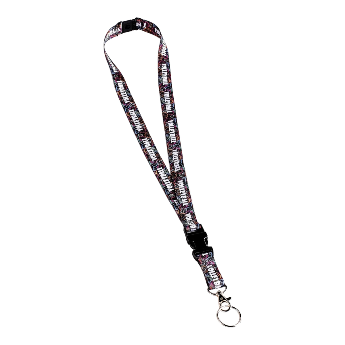Tandem Sport Volleyball Lanyard with Detachable Buckle - Front View