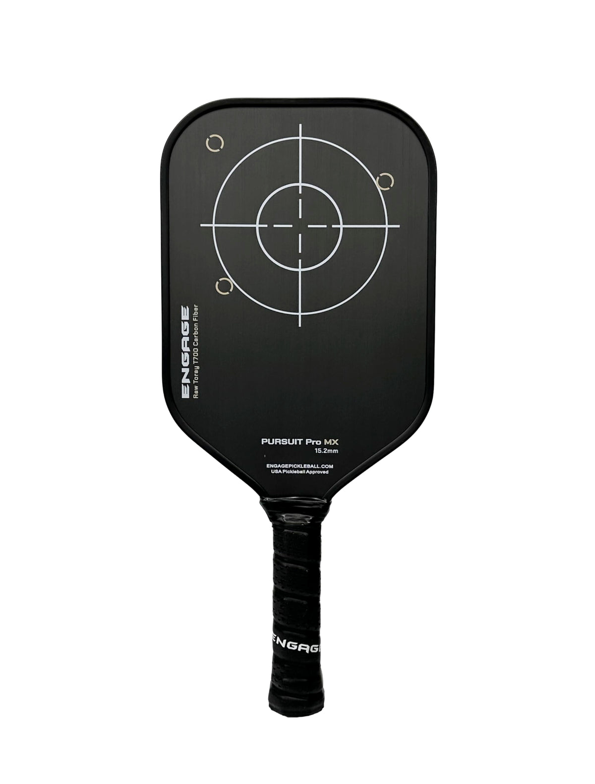 Engage Pursuit Pro MX 6.0 Pickleball Paddle, Arctic Gold Original Graphic - front view