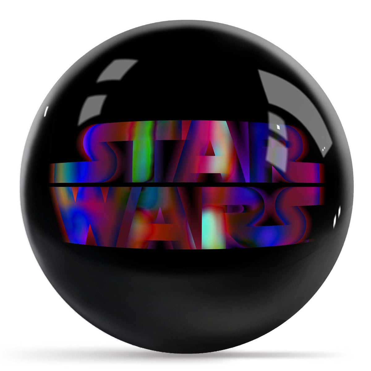 KR Strikeforce Star Wars 3D Graphic Logo Undrilled Bowling Ball (6, Pounds) - view 1