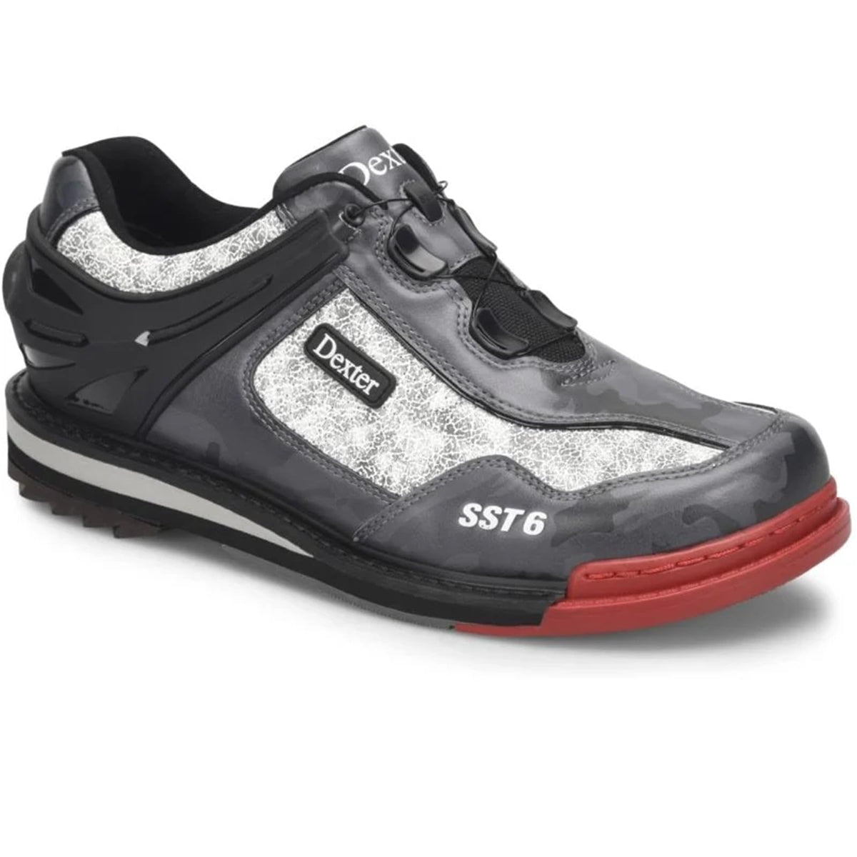 Dexter Men's SST 6 Hybrid BOA Right Handed Bowling Shoes Grey Camo Multi - Wide Width - view 1