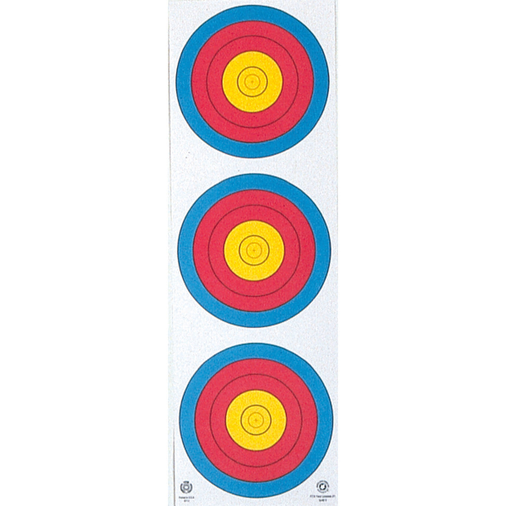 Maple Leaf Press Maple Leaf Target Face in 3-Spot Vertical 25 pk. - Front View