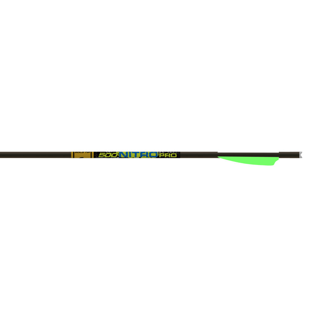 Gold Tip Nitro Pro Crossbow Bolts - Front View