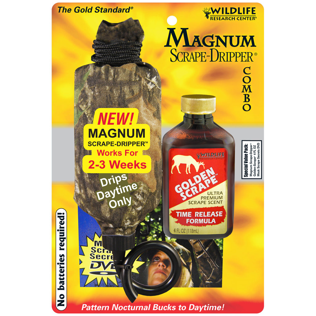 Wildlife Research Magnum Dripper Combo Gold Scrape - Front View