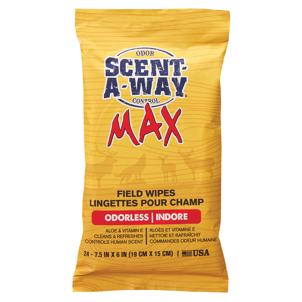 Scent-A-Way Max Field Wipes - Front View