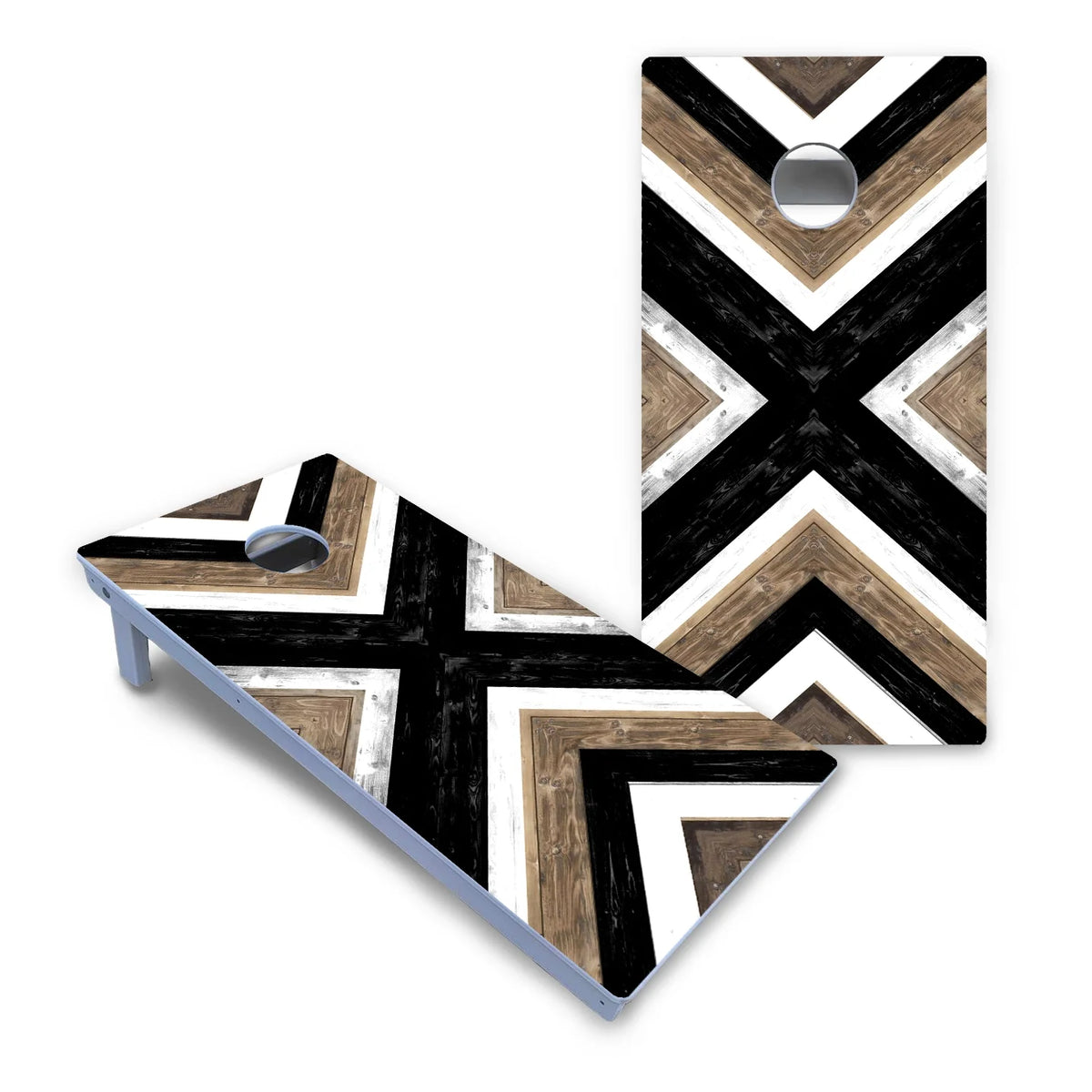 X Pattern Cornhole Boards - All Weather Series