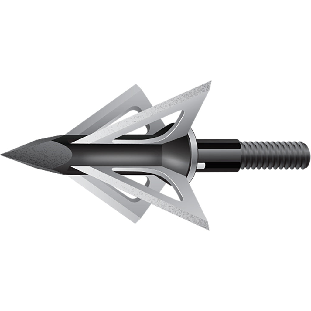 Slick Trick Standard Broadheads in Black 100 gr. - Front View