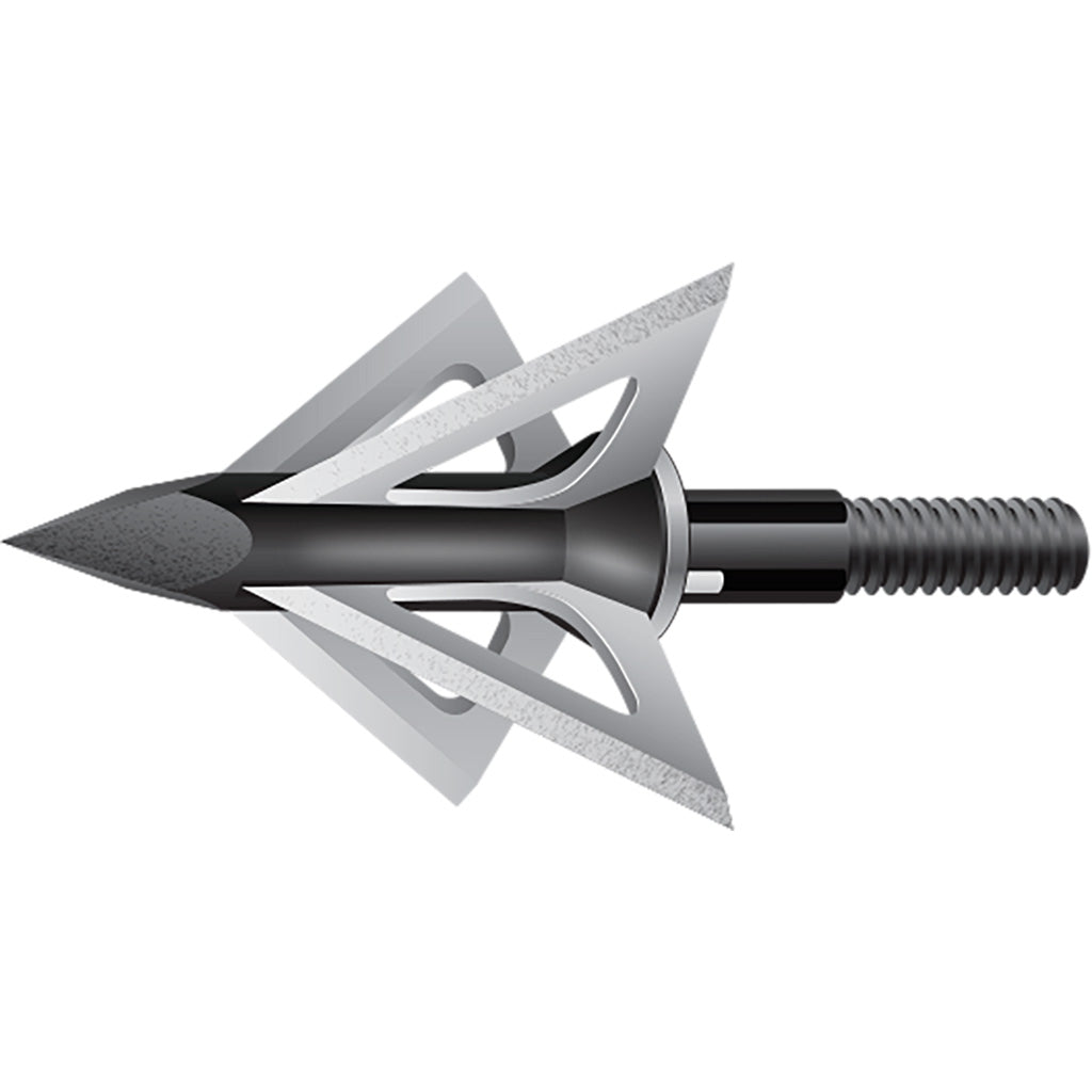 Slick Trick Magnum Broadheads in Black 100 gr. - Front View