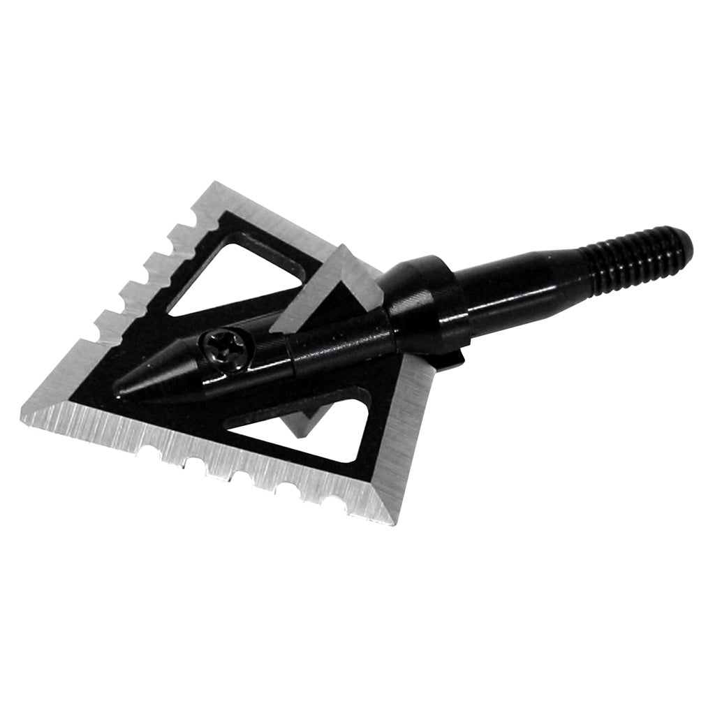 Magnus Black Hornet Ser-Razor Broadheads in 4 Blade 125 gr. 3 pk. - Front View