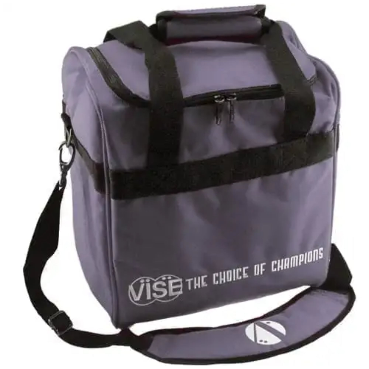 Vise 1 Ball Single Tote Bowling Bag - front view