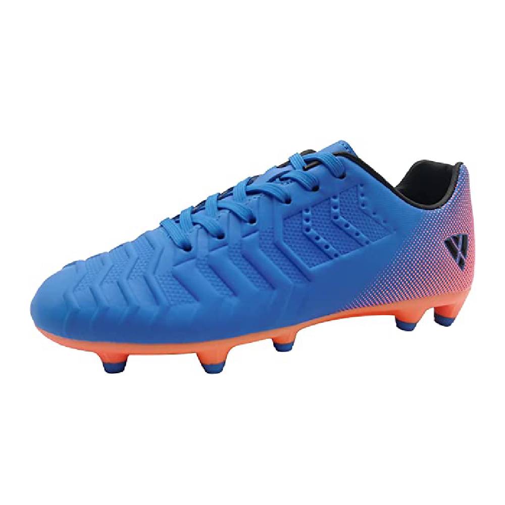 Vizari Laguna Junior Kids Firm Ground Soccer Cleats – Royal Blue/Orange
